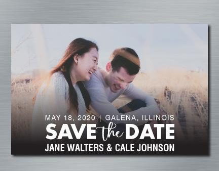 Save the Date Custom Refrigerator Magnet Fashion