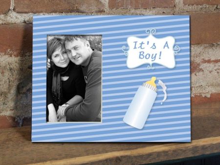 It s a Boy Baby bottle Decorative Picture Frame Online Hot Sale