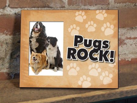 Pugs Rock Dog Picture Frame Online