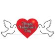 2  x 4   Happy Valentine s Day Yard Sign | Dove For Cheap