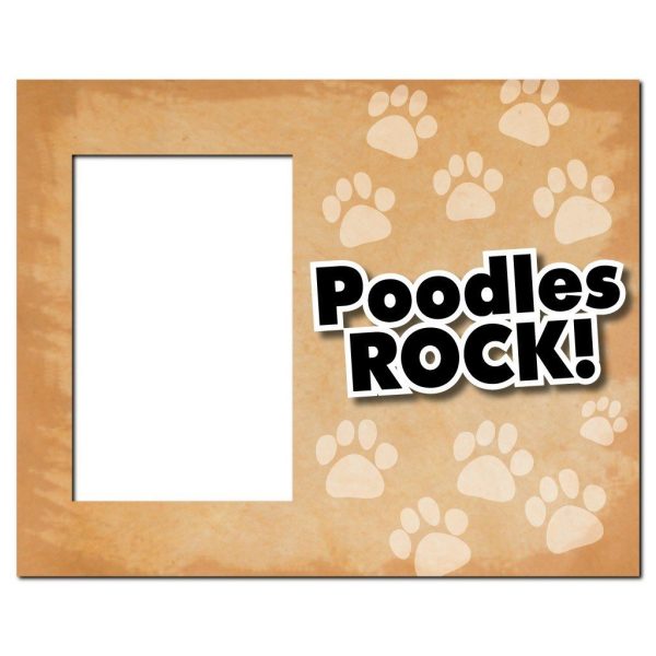 Poodles Rock Dog Picture Frame Sale