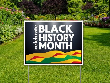 Black History Month Yard Signs | 4pc Set Supply