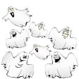 Halloween Hanging Funny Ghosts Decorations Fashion