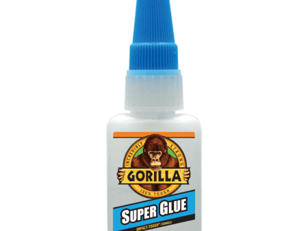 Gorilla Super Glue 15g (0.53oz), Instant Repairs on Smaller Indoor Projects. Ideal for Wood, Metal, Stone, Ceramic, Glass, Plastic, PVC Sheet, Brick, Concrete, Foam and More - 7805009 Online