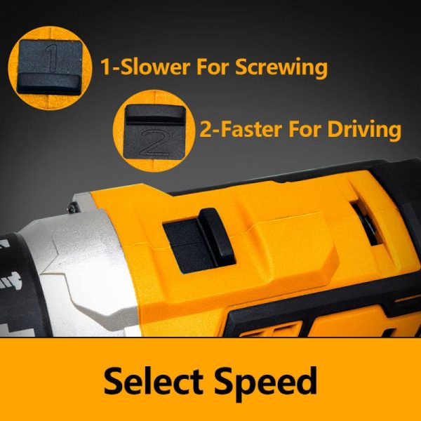 WORKSITE Power Hammer Screwdriver Drills Machine Drilling Tools 20V Lithium Battery Screw Driver Cordless Hammer Drill Driver- CD334H Hot on Sale