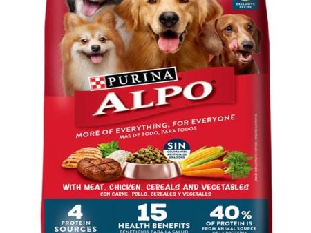 ALPO MEAT WITH VEGETABLES ADULT DRY DOG FOOD 4LB - AMWVA Cheap