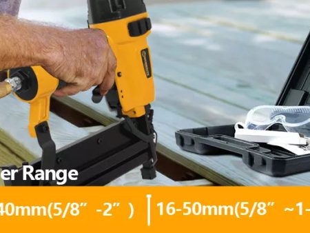 WORKSITE  2 In 1 Combo, 18 Gauge Portable Pneumatic Brad Nailer & Stapler.  Is Ideal For Interior And Exterior Finishing And Trim, Furniture, Cabinetry, Stairs, Baseboards, Shoe And Crown Molding, Window Casings And Moldings Picture Rails -  PNT387 Supply